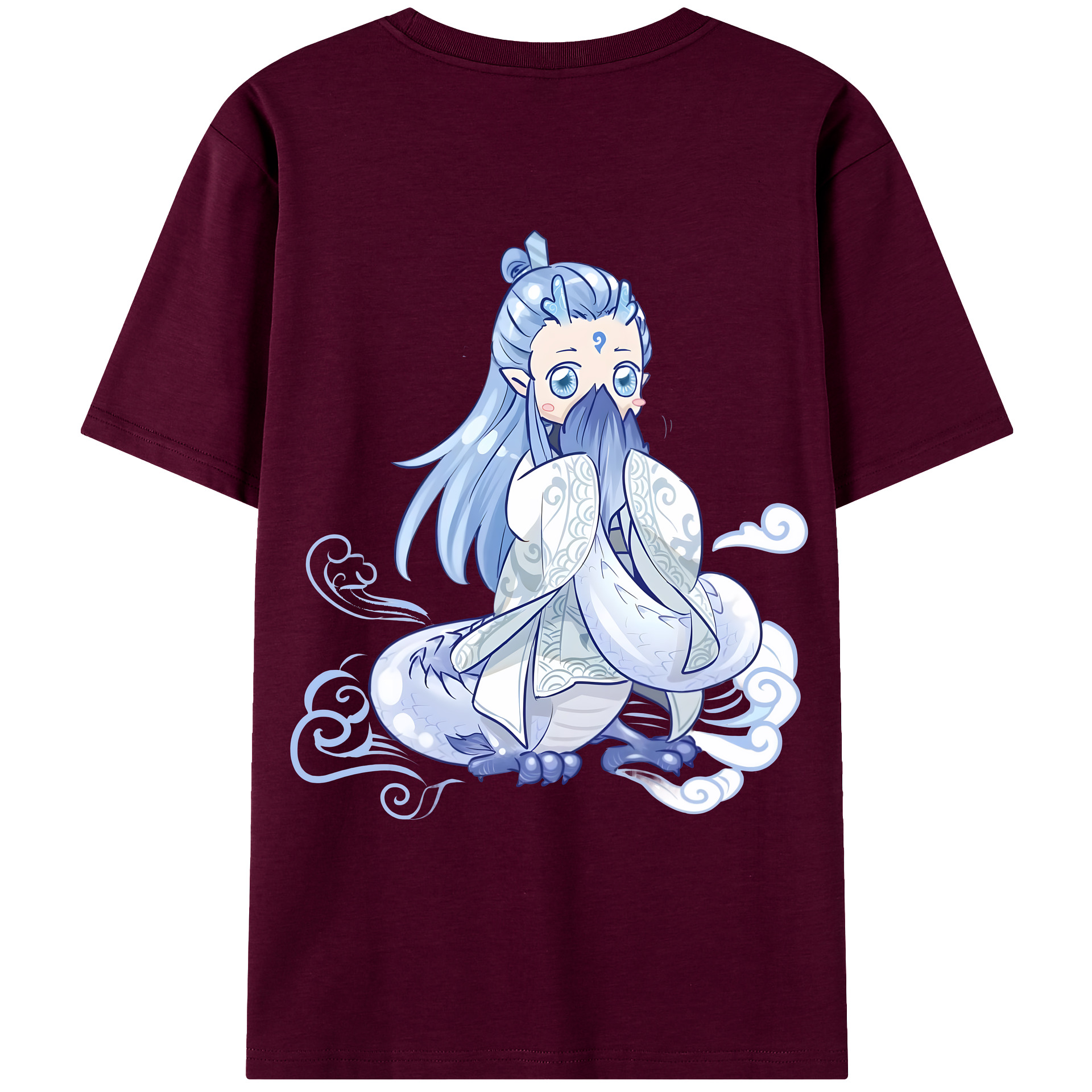 （画像用） Ne Zha 2 ナタ 魔童の大暴れ レディース半袖Tシャツ(バックプリント)